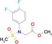 Methyl N-(3,4-difluorophenyl)-N-(methylsulfonyl)glycinate