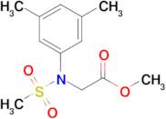 Methyl N-(3,5-dimethylphenyl)-N-(methylsulfonyl)glycinate