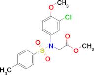 Methyl N-(3-chloro-4-methoxyphenyl)-N-tosylglycinate