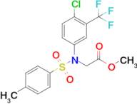 Methyl N-(4-chloro-3-(trifluoromethyl)phenyl)-N-tosylglycinate