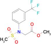 Methyl N-(methylsulfonyl)-N-(3-(trifluoromethyl)phenyl)glycinate