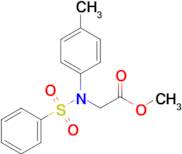 Methyl N-(phenylsulfonyl)-N-(p-tolyl)glycinate