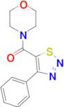 Morpholino(4-phenyl-1,2,3-thiadiazol-5-yl)methanone