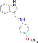 N-((1H-indol-3-yl)methyl)-4-methoxyaniline