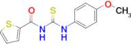 N-((4-methoxyphenyl)carbamothioyl)thiophene-2-carboxamide