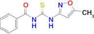 N-((5-methylisoxazol-3-yl)carbamothioyl)benzamide