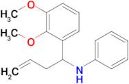 N-(1-(2,3-dimethoxyphenyl)but-3-en-1-yl)aniline