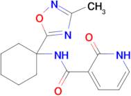 N-(1-(3-methyl-1,2,4-oxadiazol-5-yl)cyclohexyl)-2-oxo-1,2-dihydropyridine-3-carboxamide
