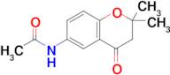 N-(2,2-dimethyl-4-oxochroman-6-yl)acetamide