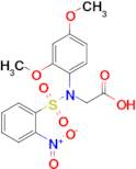 N-(2,4-dimethoxyphenyl)-N-((2-nitrophenyl)sulfonyl)glycine