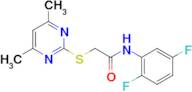 N-(2,5-difluorophenyl)-2-((4,6-dimethylpyrimidin-2-yl)thio)acetamide