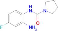 N-(2-amino-4-fluorophenyl)pyrrolidine-1-carboxamide