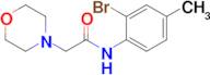 N-(2-bromo-4-methylphenyl)-2-morpholinoacetamide