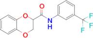 N-(3-(trifluoromethyl)phenyl)-2,3-dihydrobenzo[b][1,4]dioxine-2-carboxamide