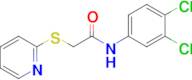 N-(3,4-dichlorophenyl)-2-(pyridin-2-ylthio)acetamide