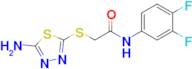 2-((5-Amino-1,3,4-thiadiazol-2-yl)thio)-N-(3,4-difluorophenyl)acetamide