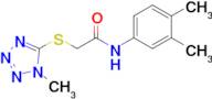 N-(3,4-dimethylphenyl)-2-((1-methyl-1H-tetrazol-5-yl)thio)acetamide