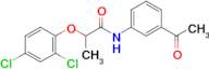 N-(3-acetylphenyl)-2-(2,4-dichlorophenoxy)propanamide