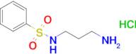 N-(3-aminopropyl)benzenesulfonamide hydrochloride