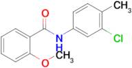 N-(3-chloro-4-methylphenyl)-2-methoxybenzamide