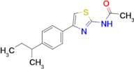 N-(4-(4-(sec-butyl)phenyl)thiazol-2-yl)acetamide