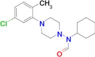 N-(4-(5-chloro-2-methylphenyl)piperazin-1-yl)-N-cyclohexylformamide