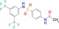 N-(4-(N-(3,5-bis(trifluoromethyl)phenyl)sulfamoyl)phenyl)acetamide