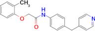 N-(4-(pyridin-4-ylmethyl)phenyl)-2-(o-tolyloxy)acetamide