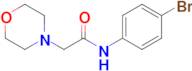 N-(4-bromophenyl)-2-morpholinoacetamide