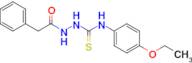 N-(4-ethoxyphenyl)-2-(2-phenylacetyl)hydrazine-1-carbothioamide