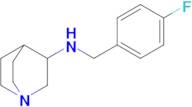 N-(4-fluorobenzyl)quinuclidin-3-amine