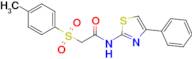 N-(4-phenylthiazol-2-yl)-2-tosylacetamide