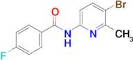 N-(5-bromo-6-methylpyridin-2-yl)-4-fluorobenzamide