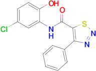 N-(5-chloro-2-hydroxyphenyl)-4-phenyl-1,2,3-thiadiazole-5-carboxamide