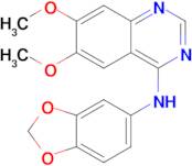 N-(benzo[d][1,3]dioxol-5-yl)-6,7-dimethoxyquinazolin-4-amine