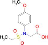 N-(ethylsulfonyl)-N-(4-methoxyphenyl)glycine