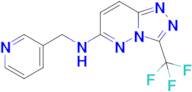 N-(pyridin-3-ylmethyl)-3-(trifluoromethyl)-[1,2,4]triazolo[4,3-b]pyridazin-6-amine