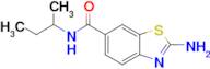 2-Amino-N-(sec-butyl)benzo[d]thiazole-6-carboxamide