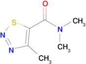 N,N,4-trimethyl-1,2,3-thiadiazole-5-carboxamide