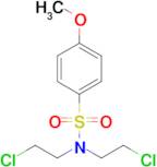 N,N-bis(2-chloroethyl)-4-methoxybenzenesulfonamide