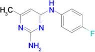 N4-(4-fluorophenyl)-6-methylpyrimidine-2,4-diamine