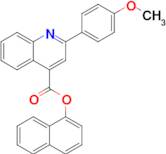 Naphthalen-1-yl 2-(4-methoxyphenyl)quinoline-4-carboxylate