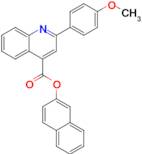 Naphthalen-2-yl 2-(4-methoxyphenyl)quinoline-4-carboxylate