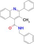 N-benzyl-3-methyl-2-phenylquinoline-4-carboxamide