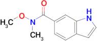 N-methoxy-N-methyl-1H-indole-6-carboxamide