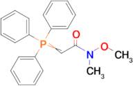 N-Methoxy-N-methyl-2-(triphenylphosphoranylidene)acetamide