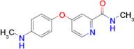 N-methyl-4-(4-(methylamino)phenoxy)picolinamide