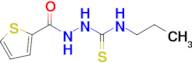 N-propyl-2-(thiophene-2-carbonyl)hydrazine-1-carbothioamide