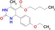 Pentyl 4-(4-ethoxyphenyl)-6-methyl-2-oxo-1,2,3,4-tetrahydropyrimidine-5-carboxylate