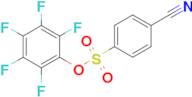 Perfluorophenyl 4-cyanobenzenesulfonate